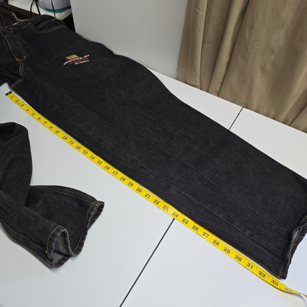 Brooklyn Xpress Cargo‎ Jeans Mens 34 (fits 30x33) Black Baggy Streetwear Y2K - Picture 13 of 15